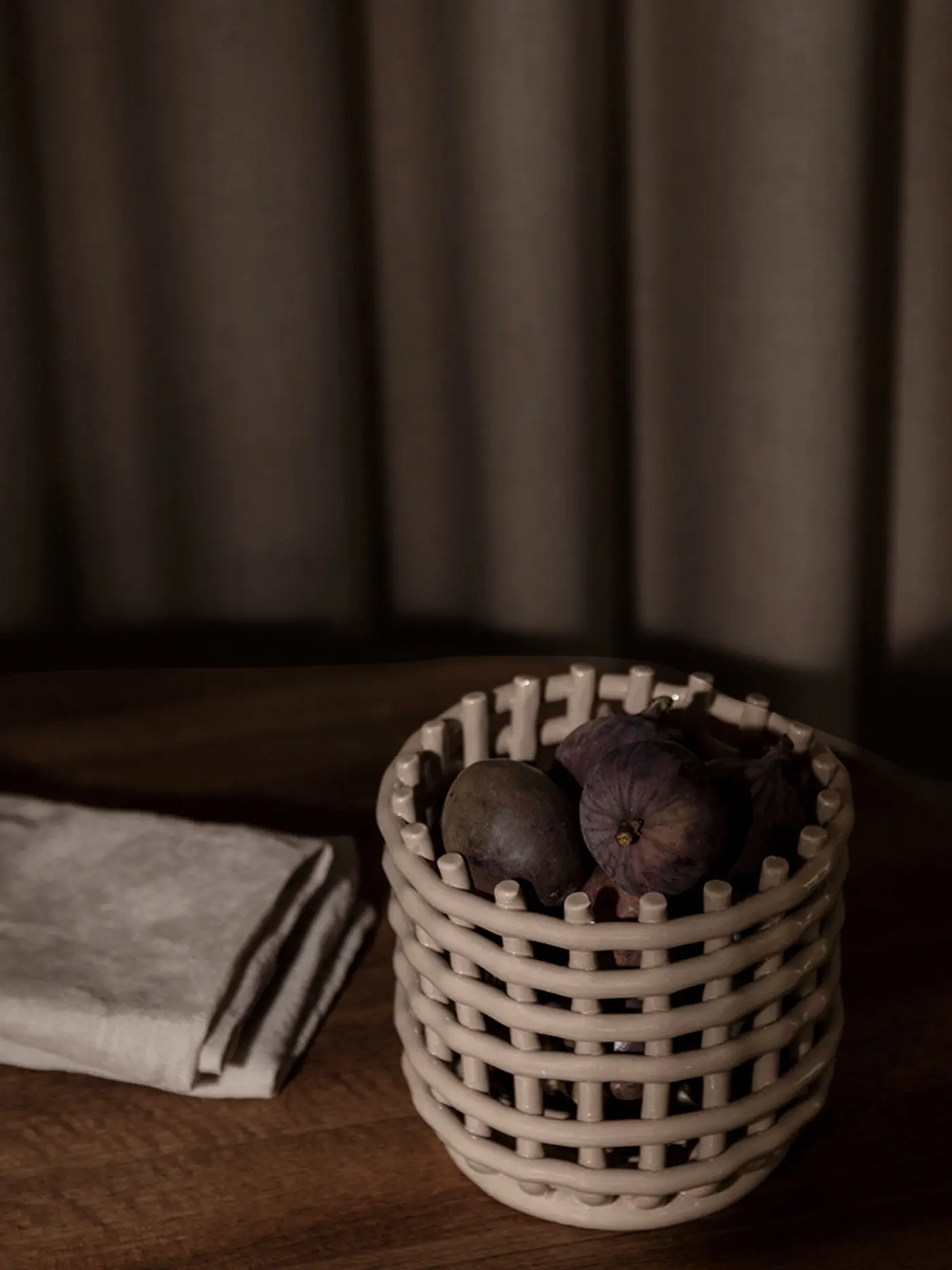 FERM LIVING | Keramik Korb Small Cashmere | 